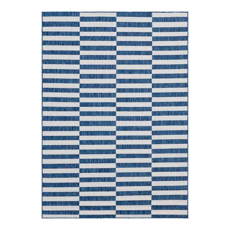 Unique Loom Outdoor Striped Rug