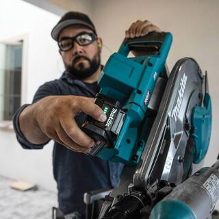 Makita 40V max XGT Brushless Cordless 12 in. Dual-Bevel Sliding Compound Miter Saw Kit AWS Capable (4.0Ah) GSL04M1