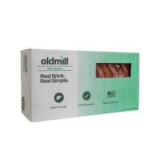 Old Mill Brick 7.624 in. x 2.25 in. Glacier Bay Thin Brick Corners (Box of 18-Bricks) TBC-270049CS