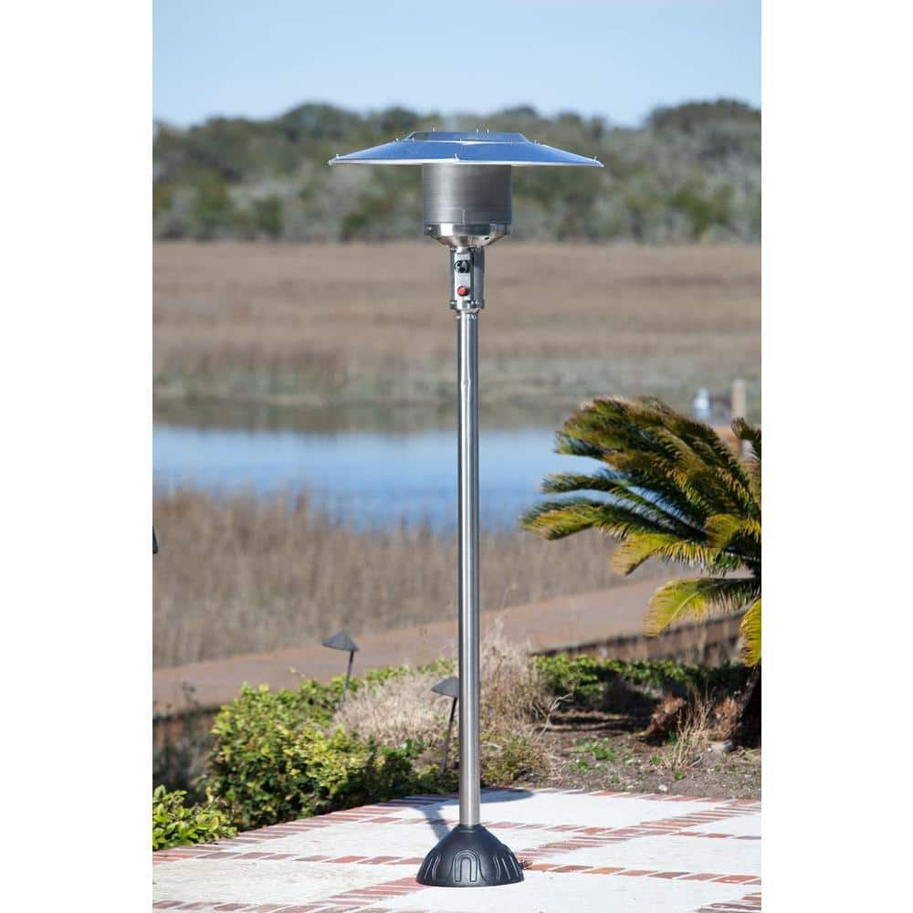 Fire Sense 45,000 BTU Stainless Steel Natural Gas Patio Heater 61445