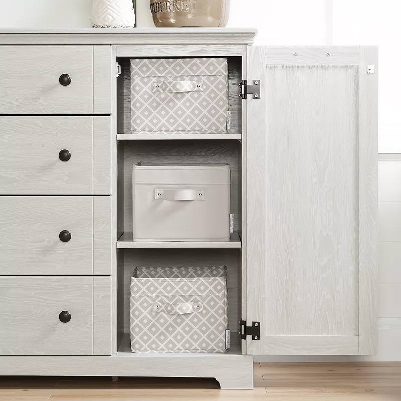 South Shore Avilla 4-Drawer Dresser with Doors