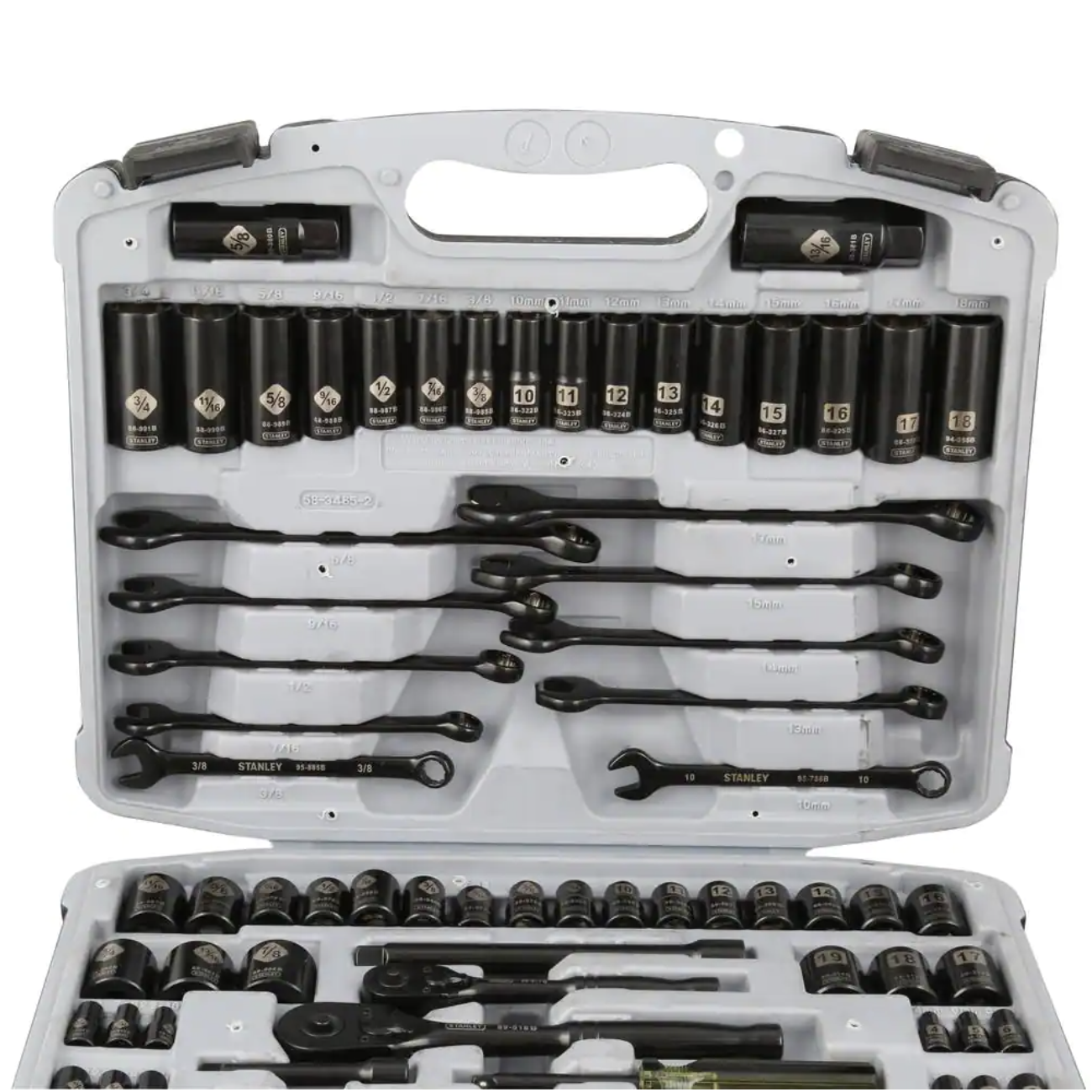 Stanley 22 in. Cantilever Tool Box with Mechanics Set (99-Piece)