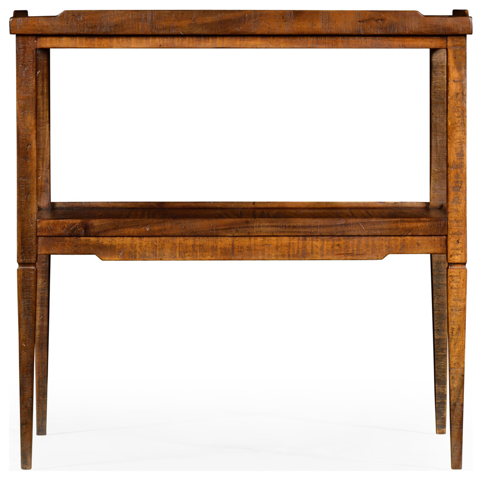 Jonathan Charles Country Walnut Side Table 491020 CFW   Transitional   Side Tables And End Tables   by Jonathan Charles Fine Furniture  Houzz