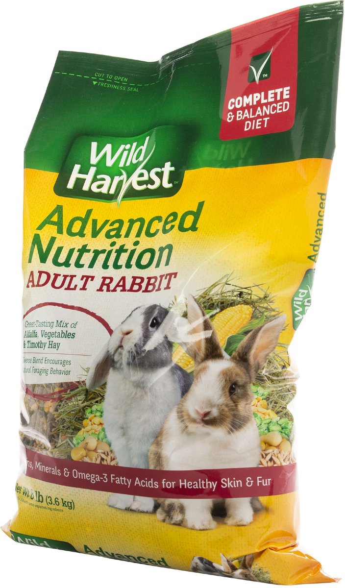 Wild Harvest Super Premium Food Blend Rabbit Food， 8-lb bag