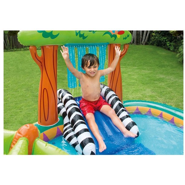 Intex Jungle Play Center Inflatable Pool With Sprayer