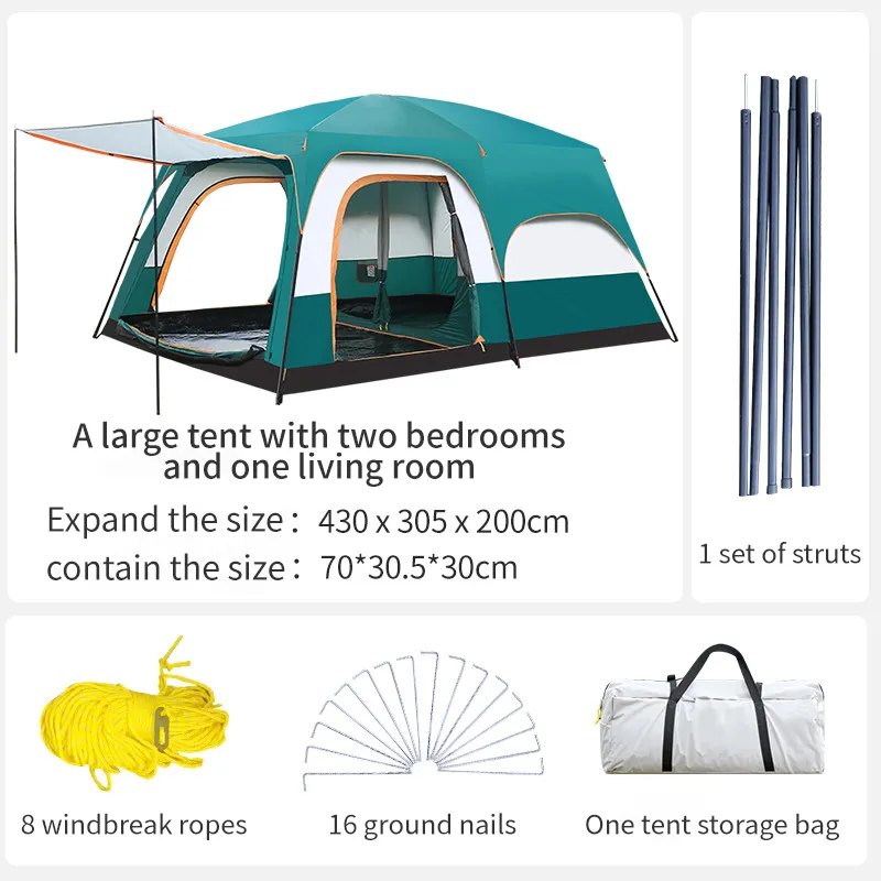 outdoor luxury tents waterproof camping supplies family portable tent platform  pop up camping tent camp gear outdoor