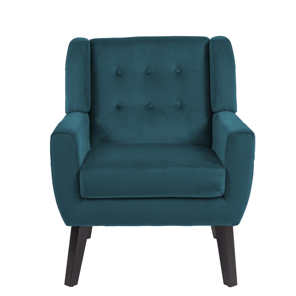 Modern Accent Chair Velvet Armchair