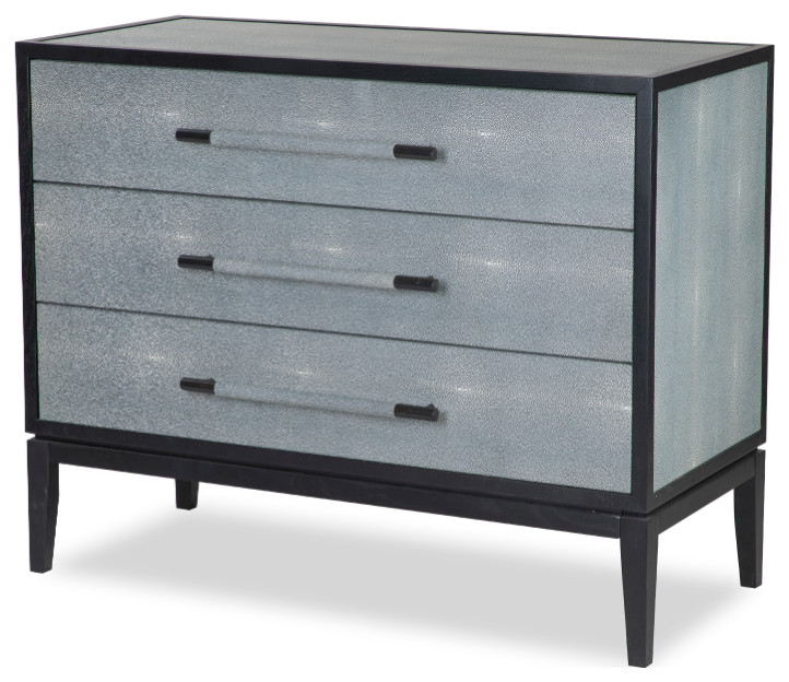 Modern Shagreen Chest of Drawers  Liang  ampEimil Bologna   Transitional   Accent Chests And Cabinets   by Oroa   Distinctive Furniture  Houzz