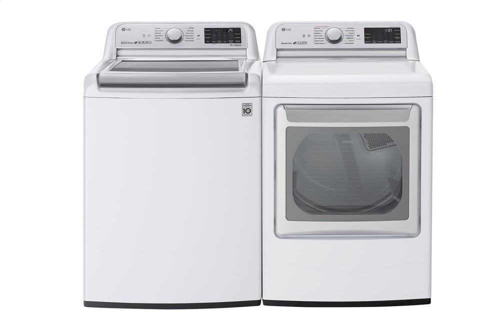 Lg DLEX7800WE 7.3 Cu.Ft. Smart Wi-Fi Enabled Electric Dryer With Turbosteam™