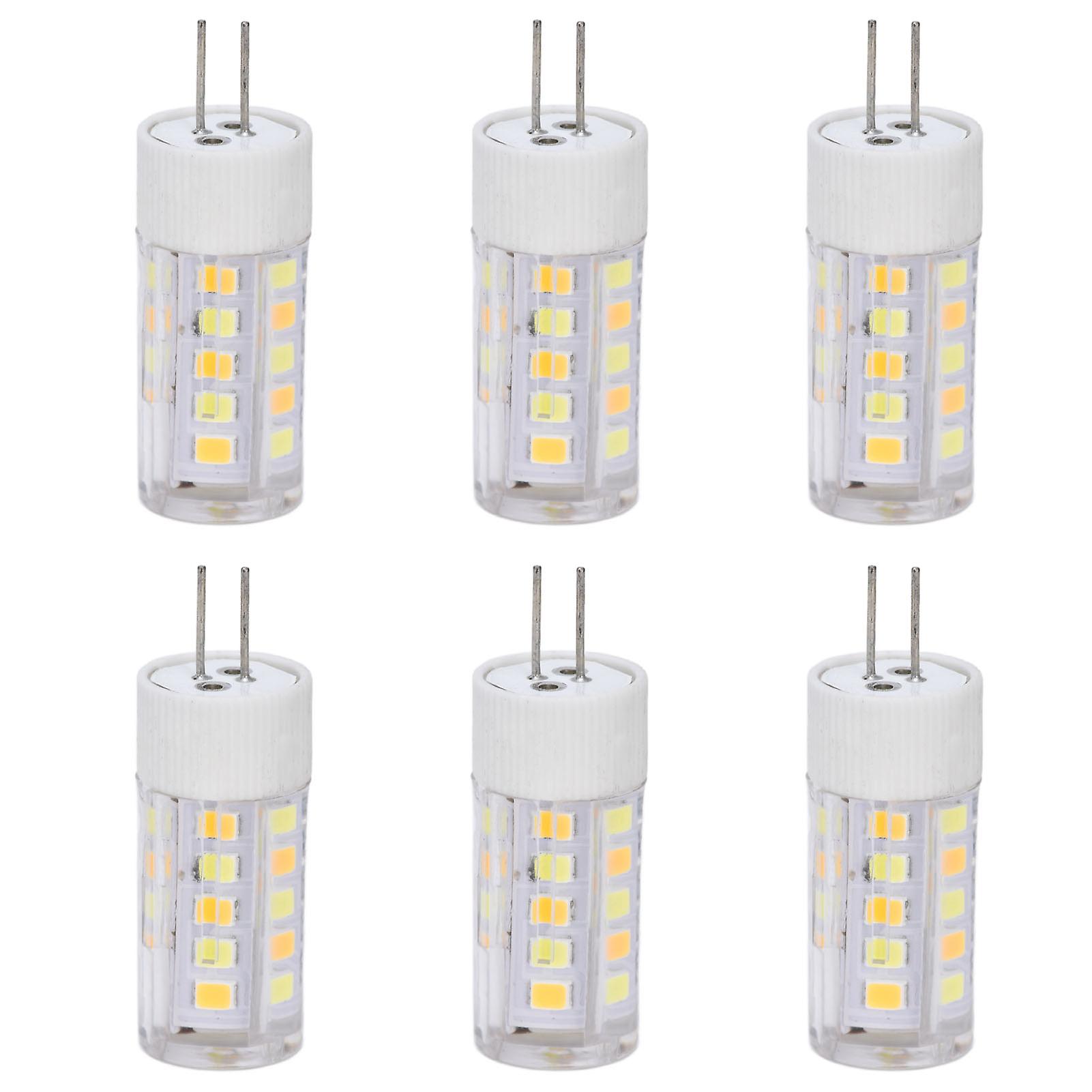 6PCS G4 Light Bulb 3 Light Color 220V Small Ceiling Lamp Bulb Wall Lamp Bulb for Home OfficeG4 3W 32LED