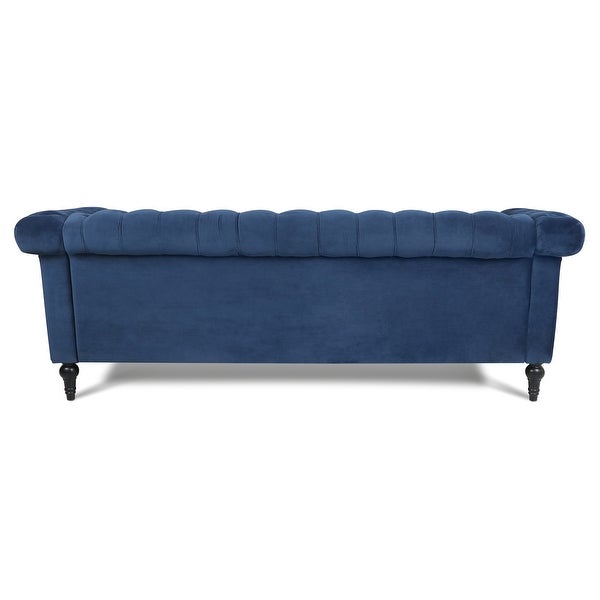 Width Traditional Square Arm Removable Sofa with 3 Seater