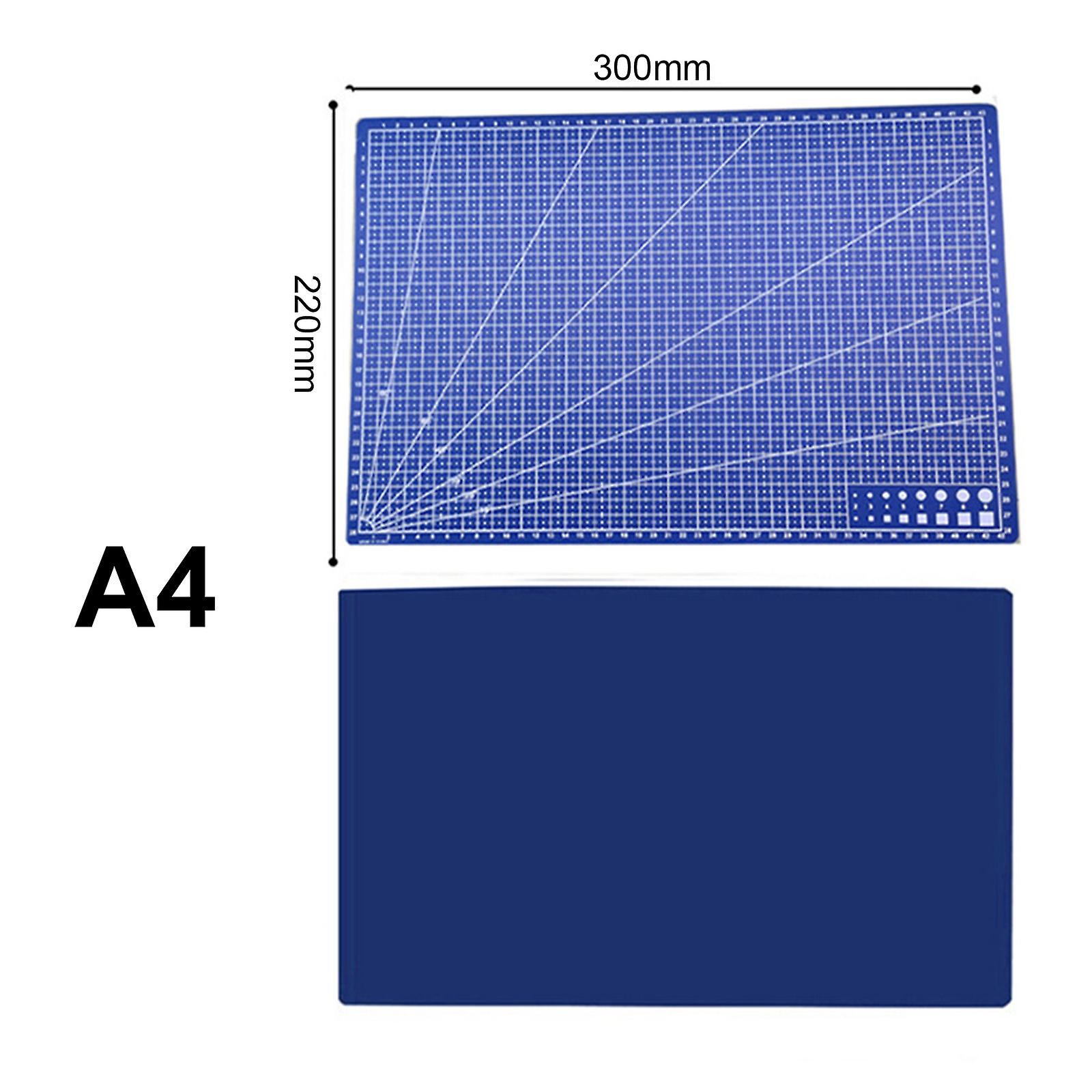 Blue A4 Pvc Cutting Board Self Healing Rotary Mat Double-sided Cutting Mat Carving Craft Hobby Tool