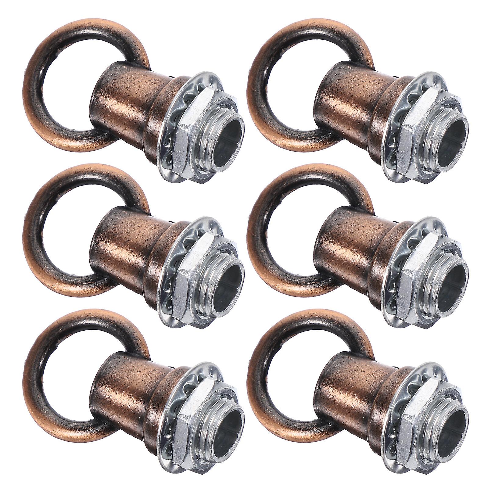 6pcs Lamp Hooks Loop Rings Lifting Eye Nut Hook Rings Chandelier Lighting Fixture Parts