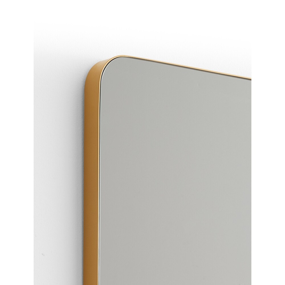 SUMMER STAR Gold Large Flat Wall Mirror   24x36