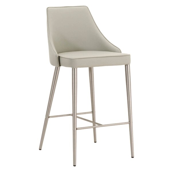 Upholstered Bar Stool - 41 H x 17 W x 20.5 L Inches