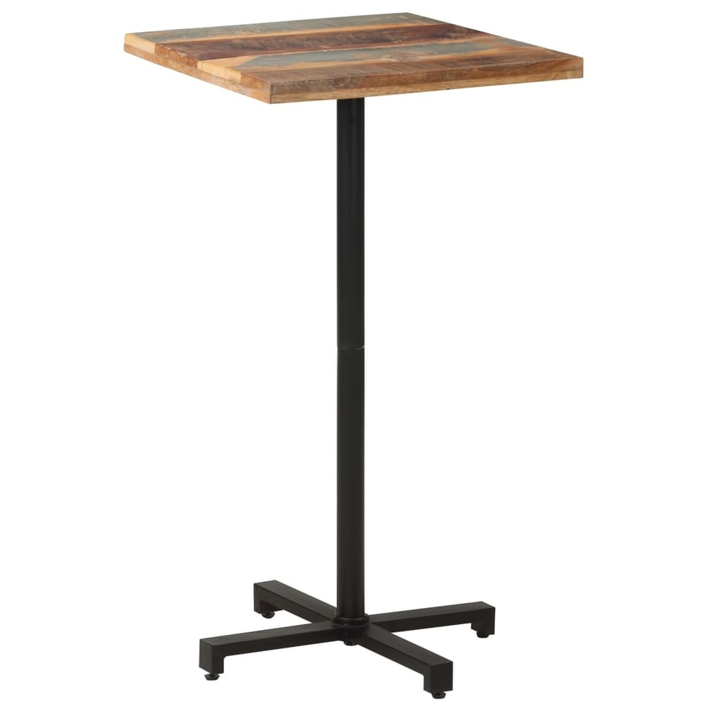 vidaXL Bistro Table Square 23.6\