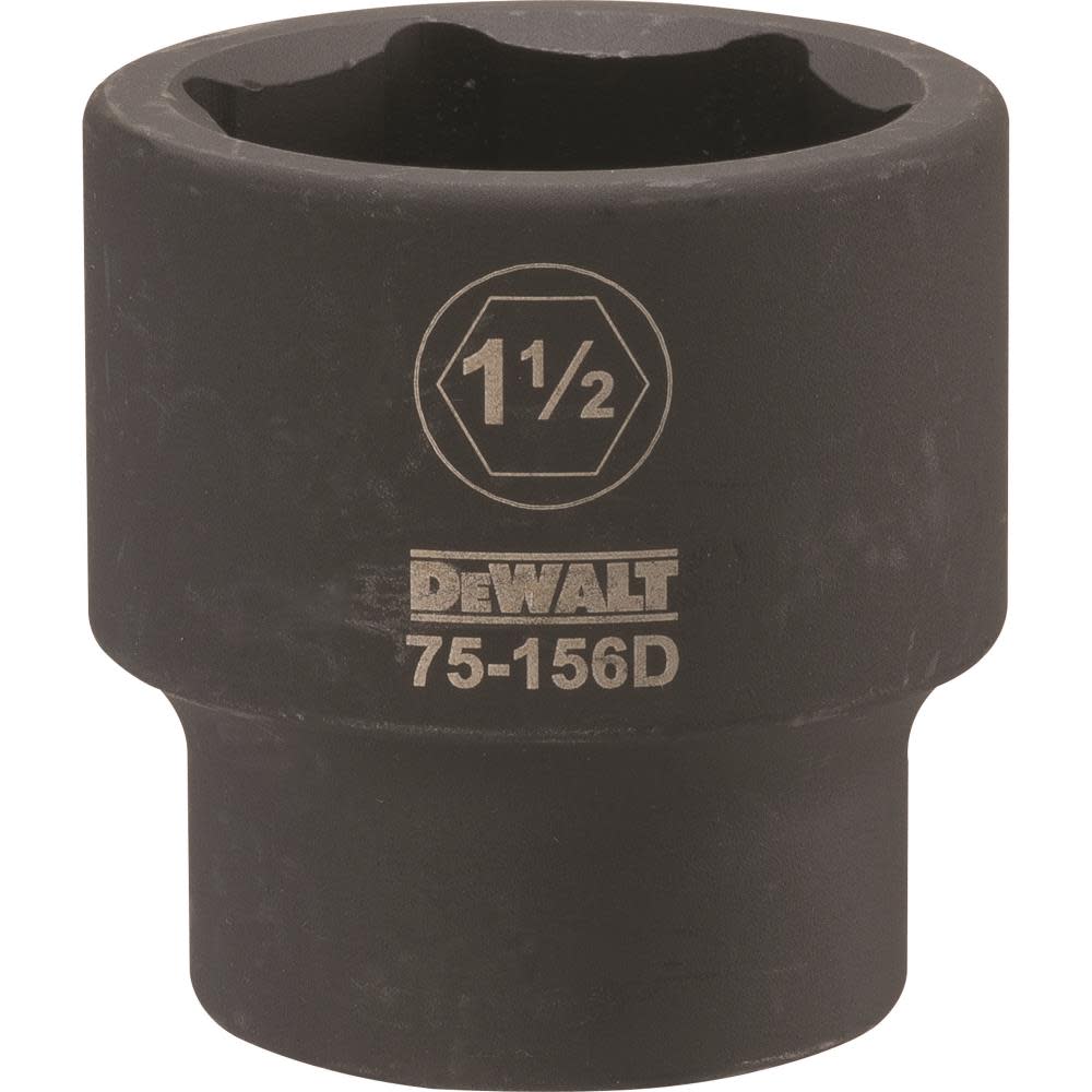 DEWALT 3/4 Drive X 1-1/2 6PT Standard Impact Socket DWMT75156OSP from DEWALT