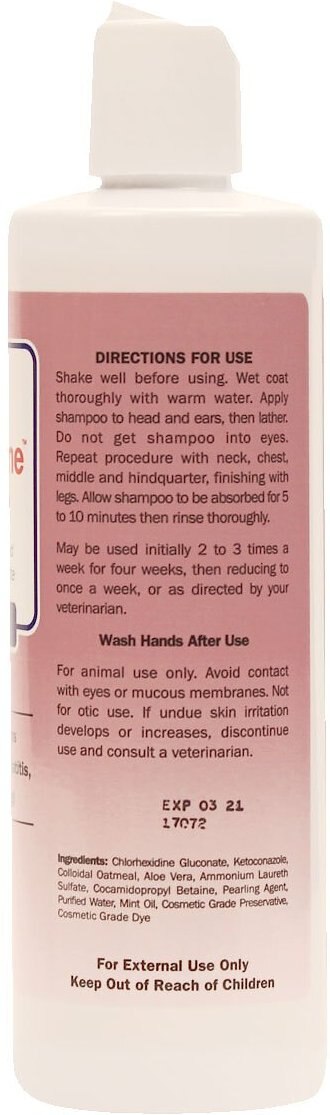 Davis KetoHexidine Dog and Cat Shampoo， 12-oz bottle