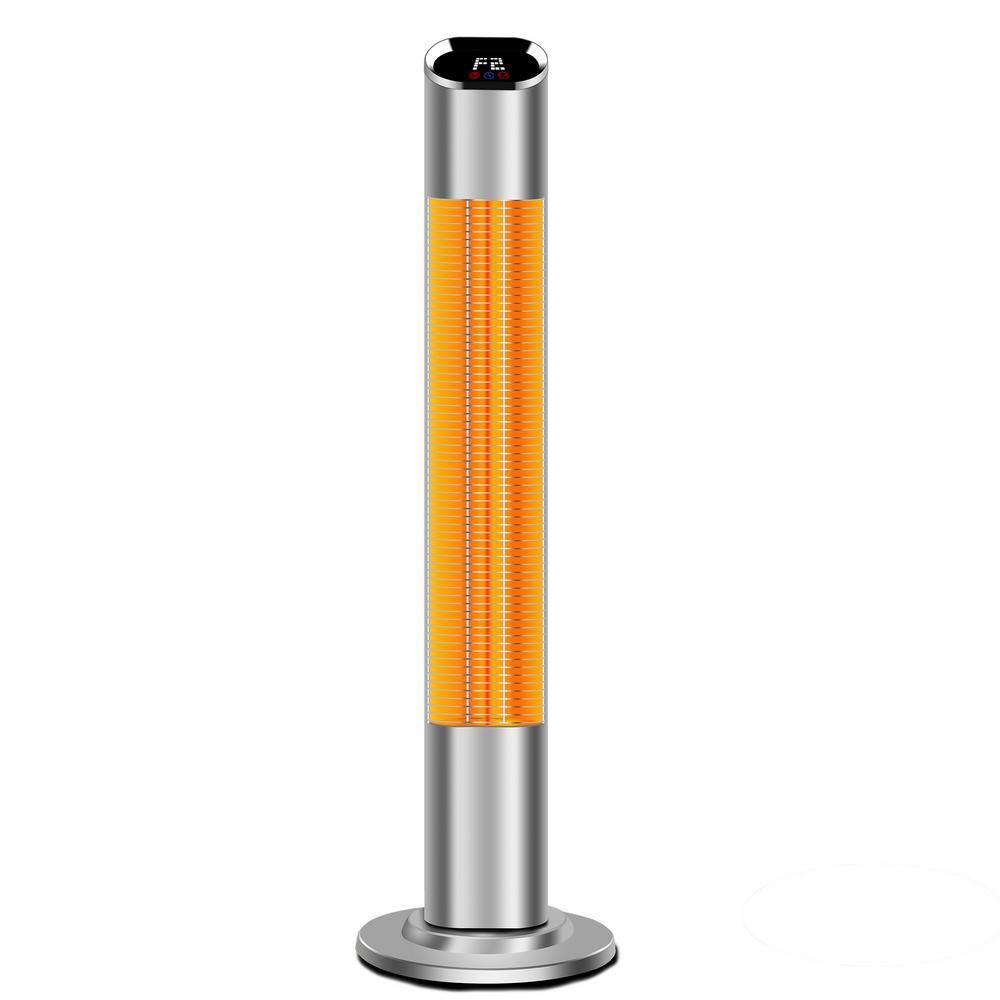 EdenBranch 1500-Watt Deluxe Freestanding Carbon Fiber Patio Heater with Remote 141014