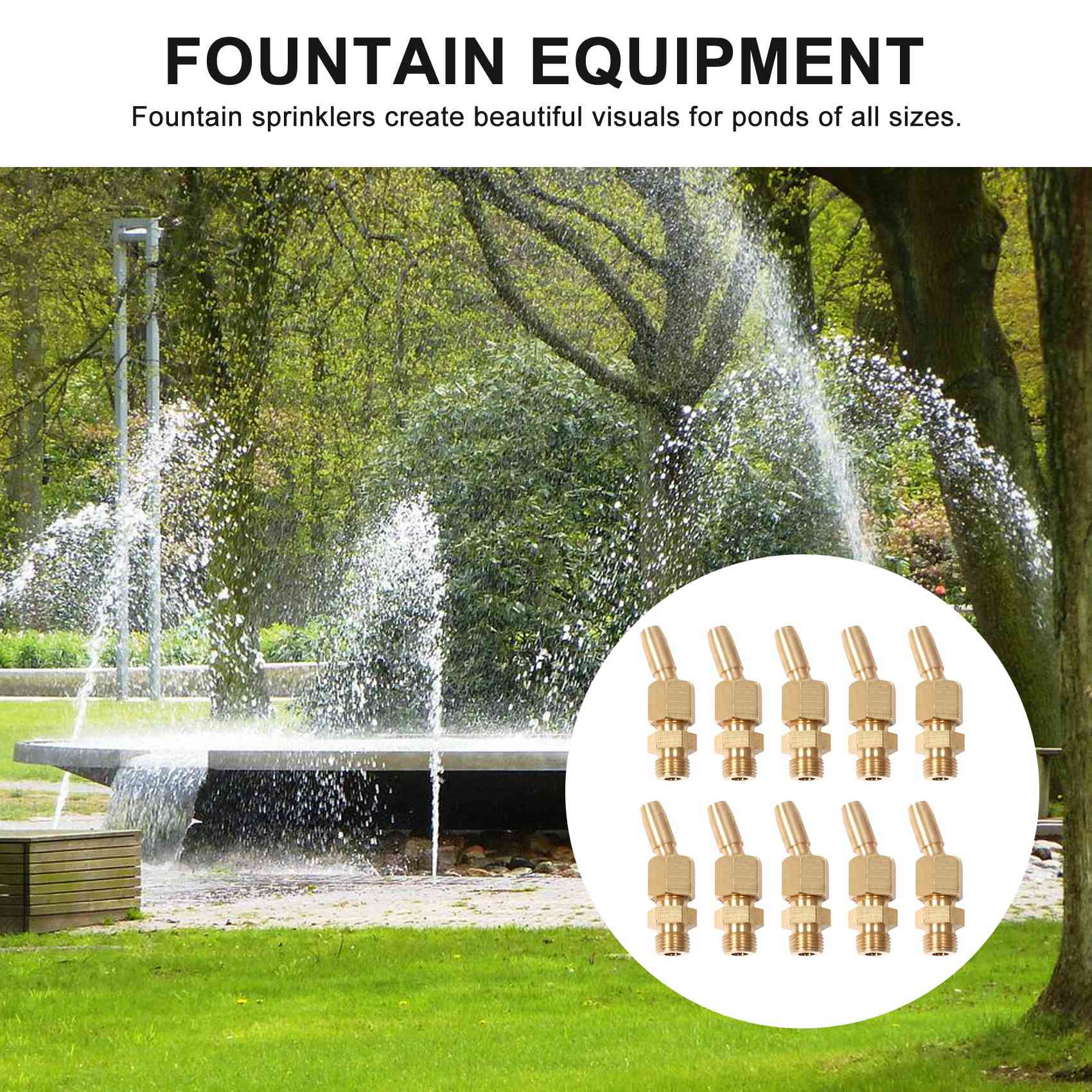 Water fountain nozzle