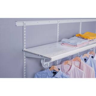 Everbilt 2 ft. x 16 in. Decorative Shelf Cover - White 90337