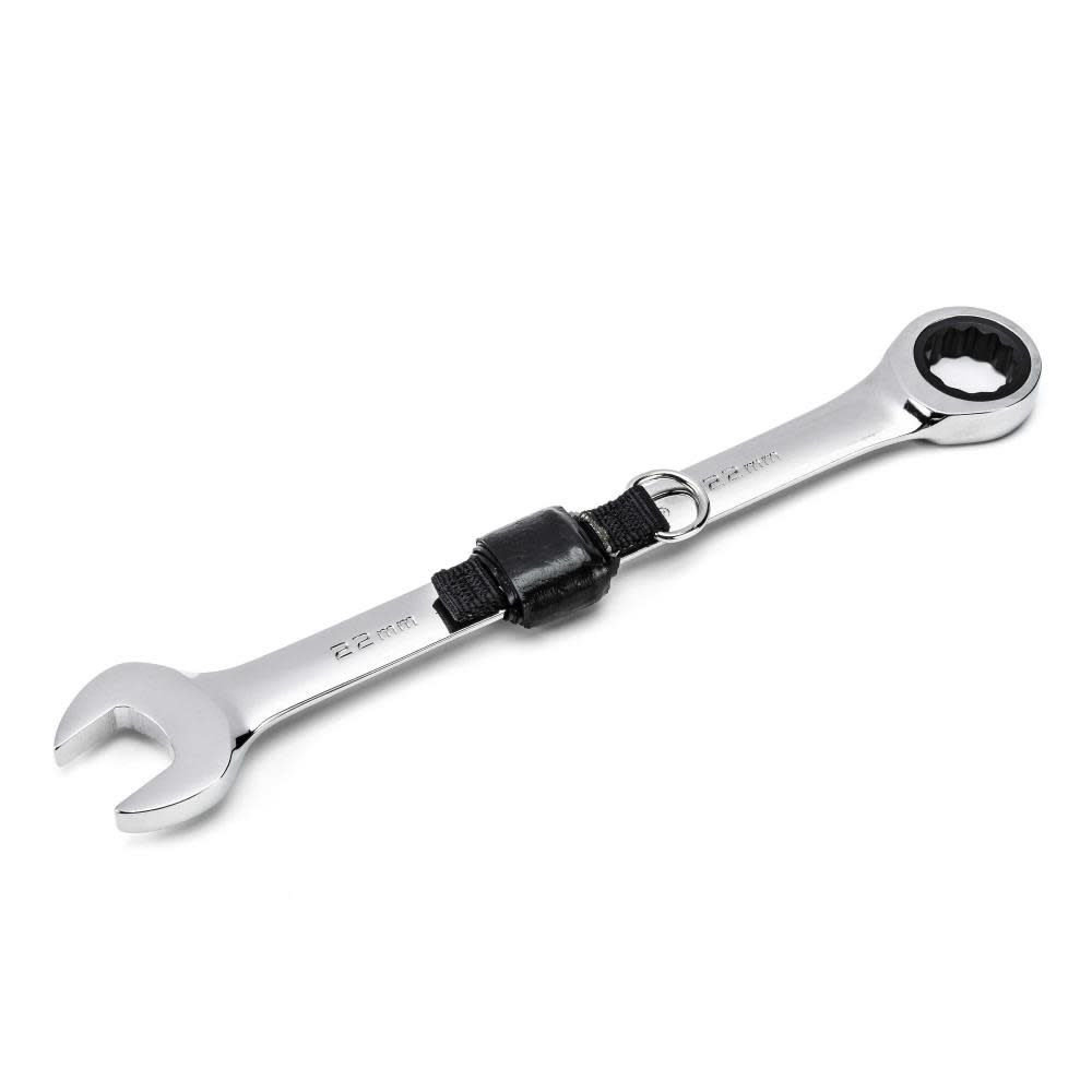 GEARWRENCH 22mm 12 Point Tether Ready Ratcheting Combination Wrench 9122TH from GEARWRENCH