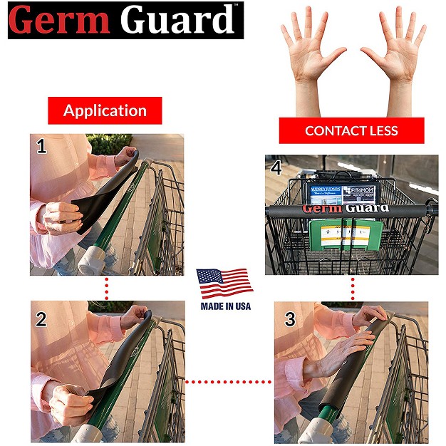 Dbest Products 01 816 Germ Gard Contactless Touch Free Personal Protection Equipment Grocery Shopping Cart Handle Cushion Cover 5 Pack