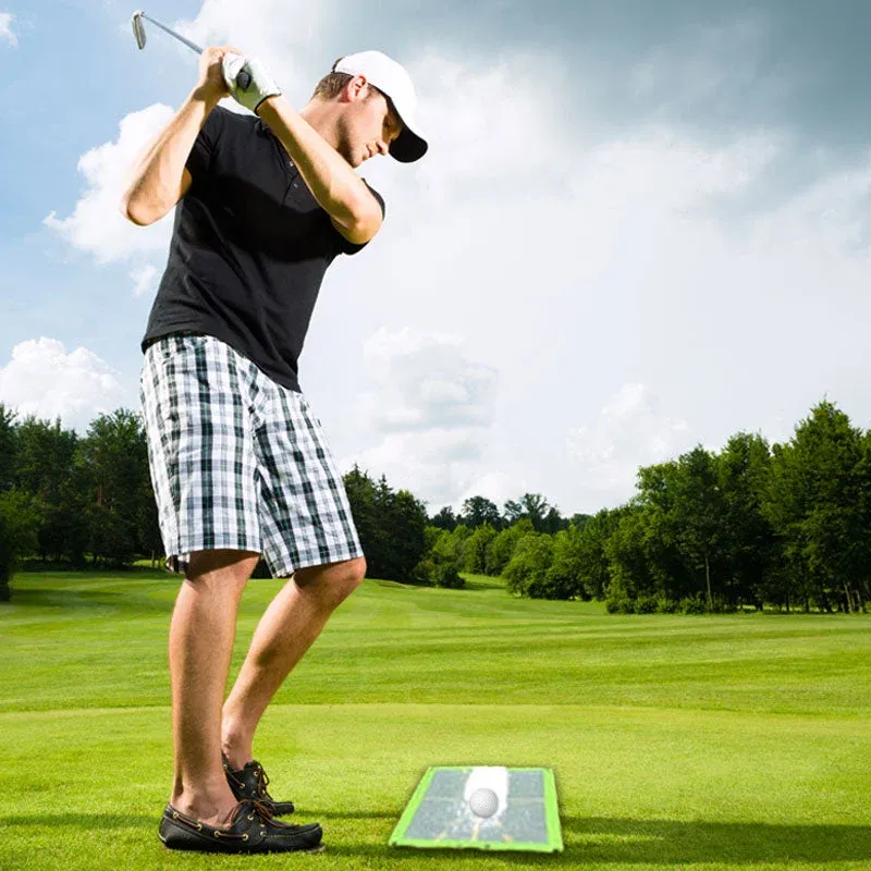 🔥Christmas Promotion🔥🔥Golf Training Mat for Swing Detection B