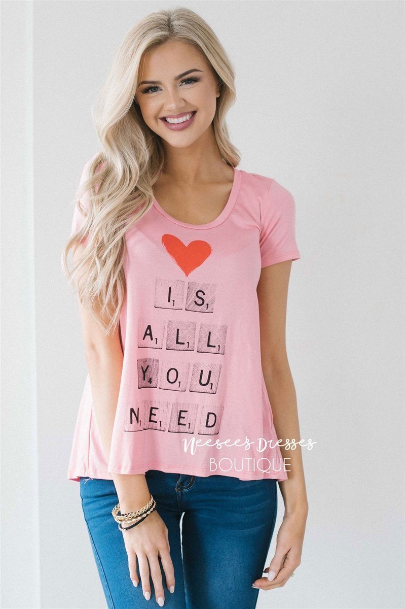 Scrabble Valentines Day Top