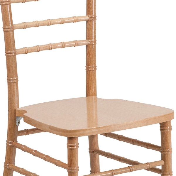 HERCULES Series Silver Wood Chiavari Chair