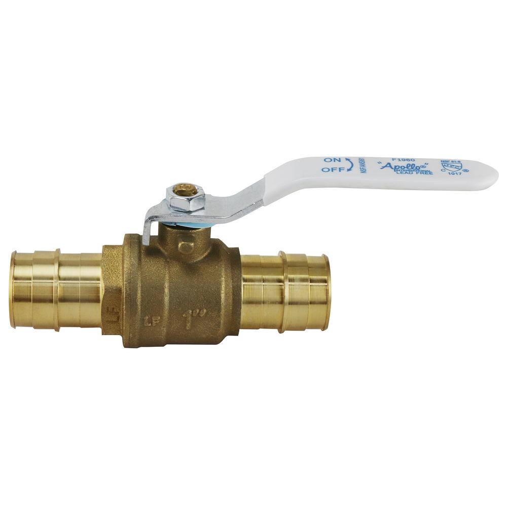 Apollo 1 in. Brass PEX-A Expansion Barb Ball Valve EPXV1