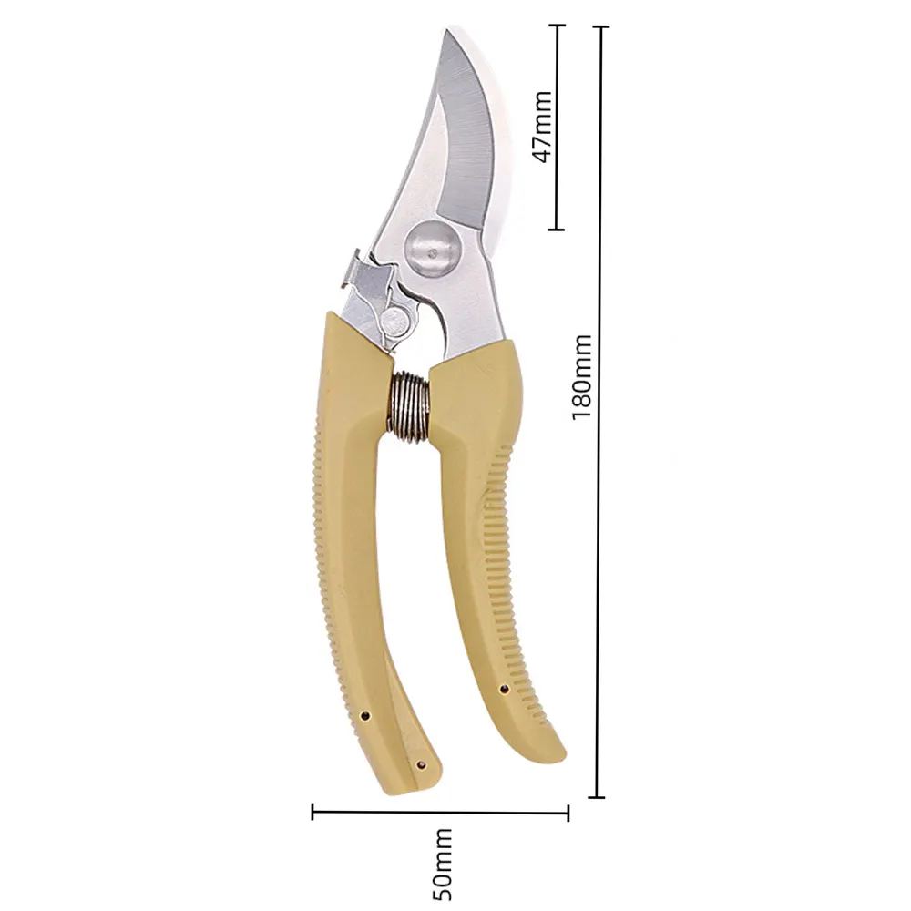 Pruning Shears Garden Bypass Pruners and Ergonomic Flower Cutter Grafting Tool Scissors Trimmer Cutter garden tool