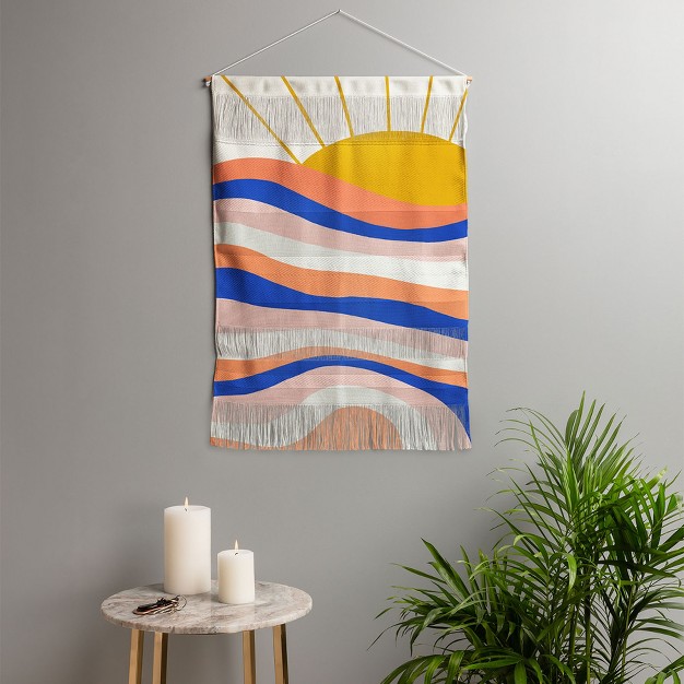 Sunshinecanteen Sunrise Surf Fiber Wall Art Society6