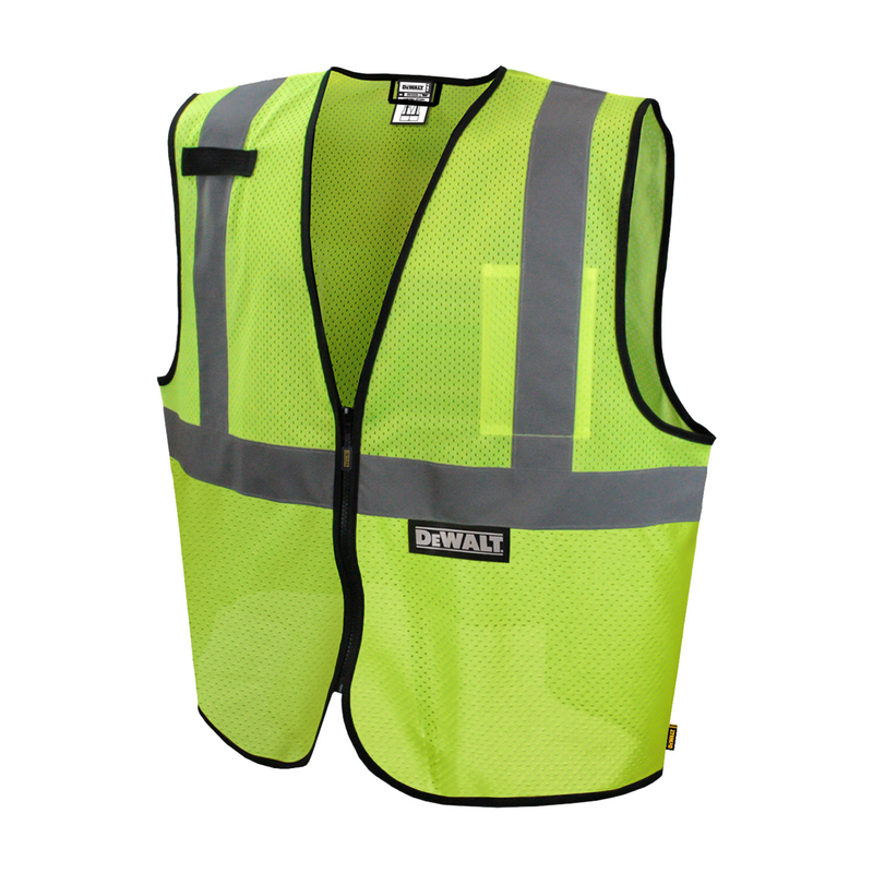 DW Reflective Class 2 Hi-Vis Safety Vest Green L