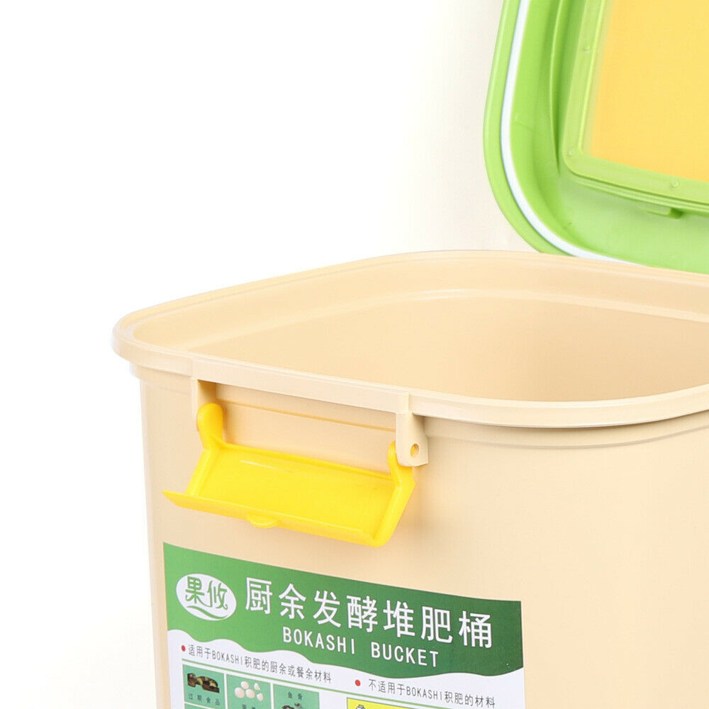 21L Recycle Com-Poster Compost Bin Kitchen Food Waste Bucket 28.5 * 28.5 * 42cm