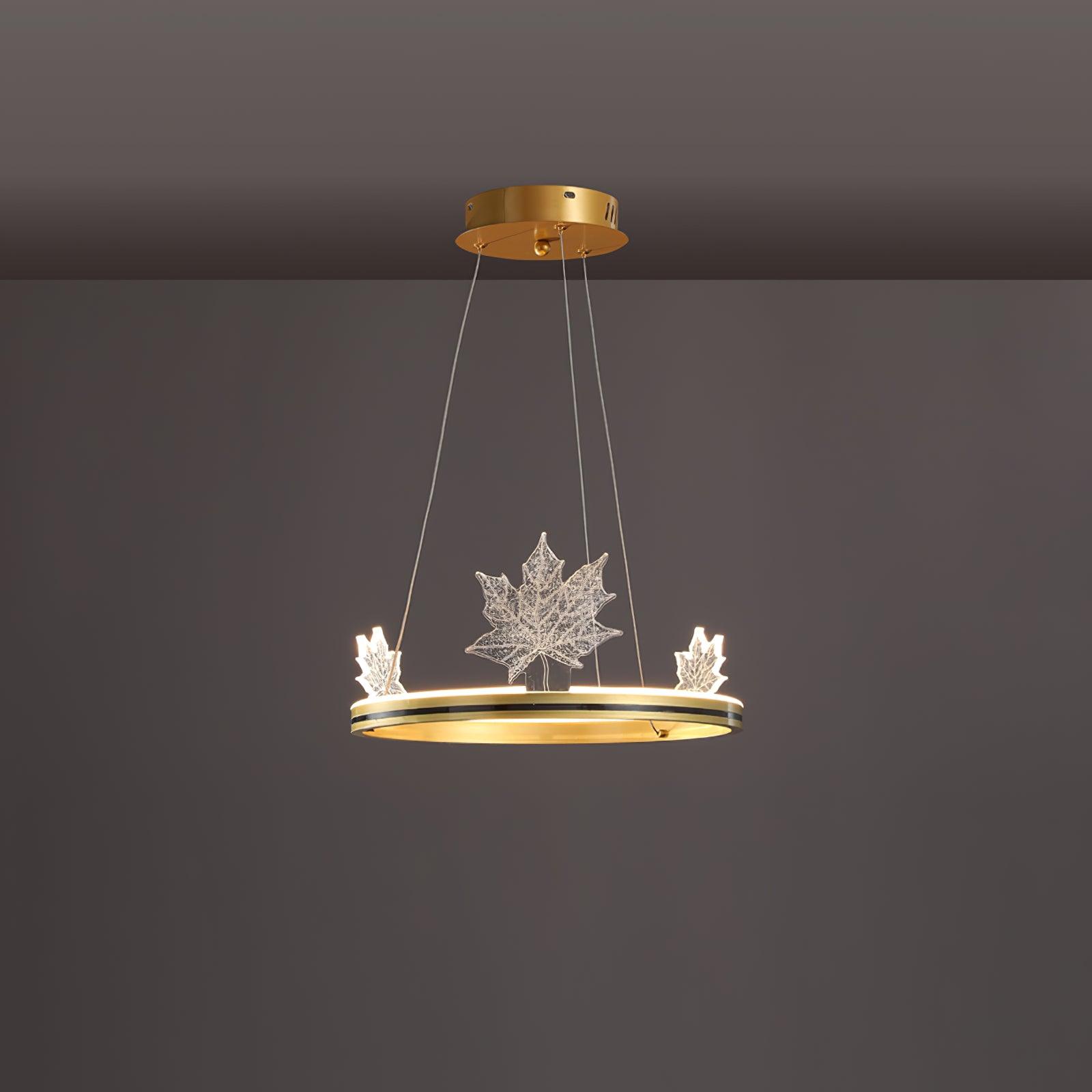 Ion Leaf Chandelier