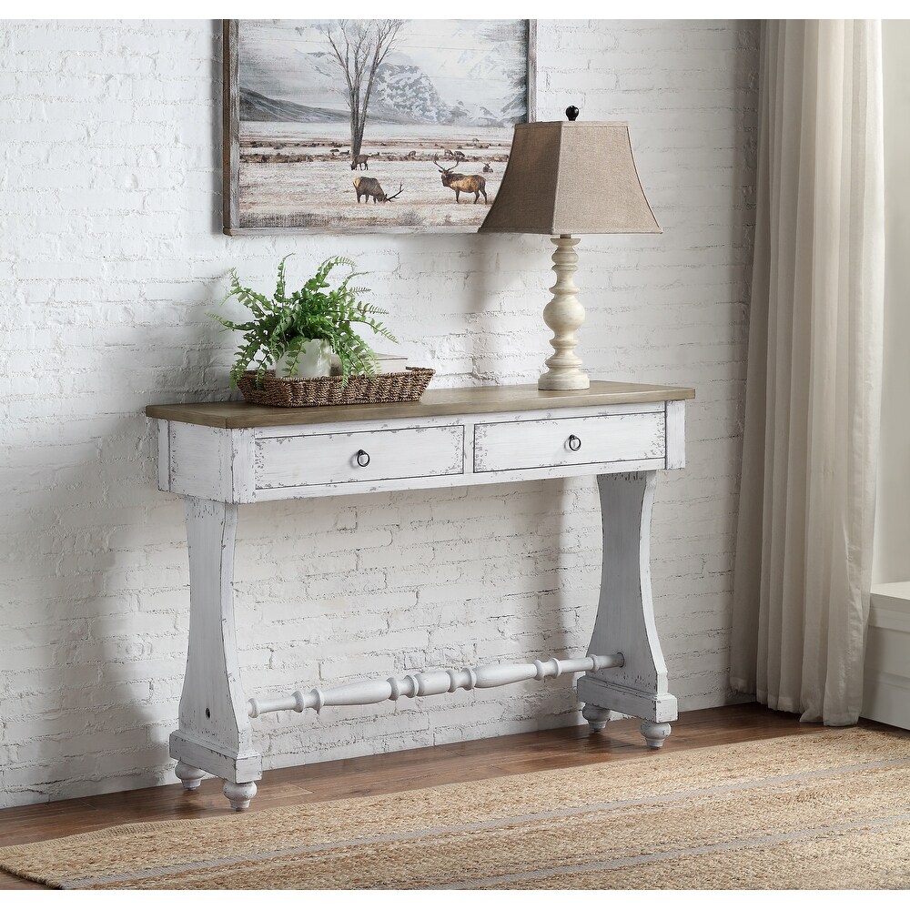 Console Table with 2 Drawers