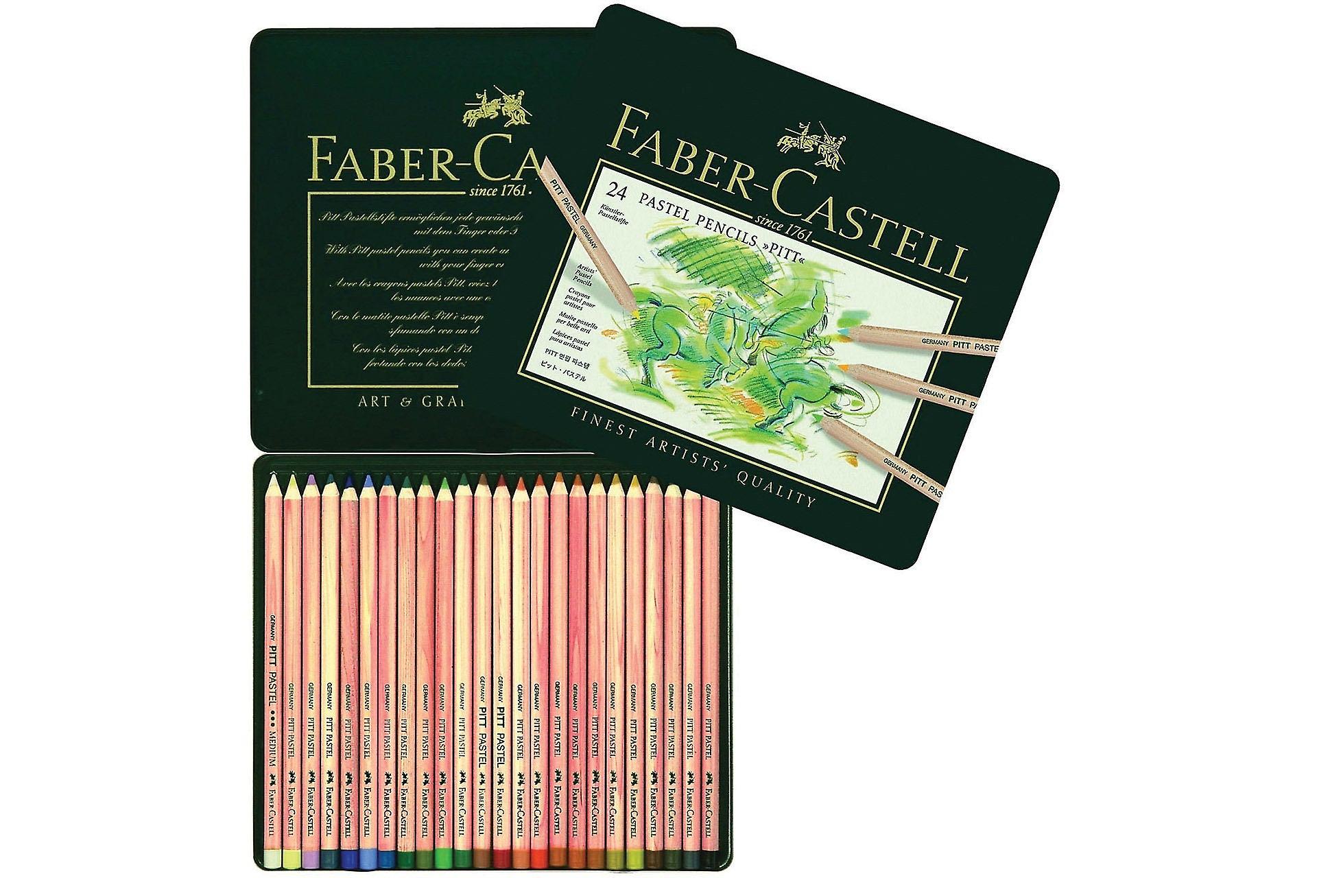 Faber-castell 24 pitt pastel pencils set fcpp24cb