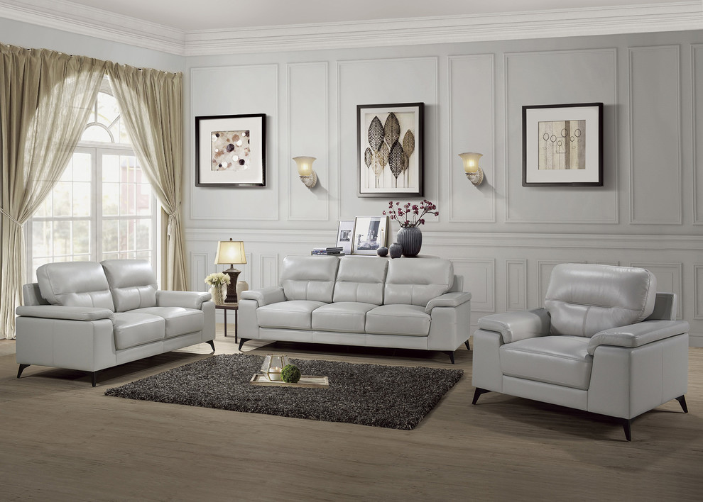 Selles Sofa Collection   Midcentury   Armchairs And Accent Chairs   by Lexicon Home  Houzz