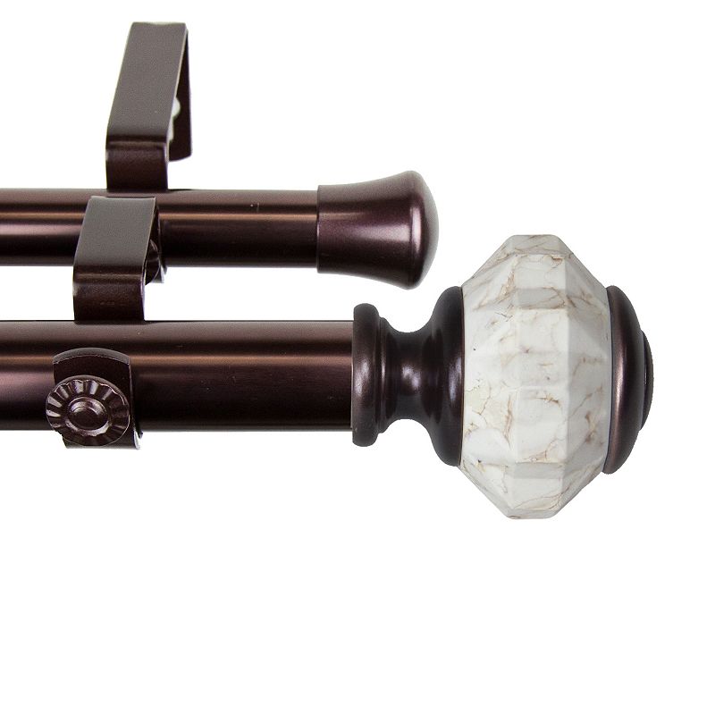 Rod Desyne 1 Linden Double Curtain Rod