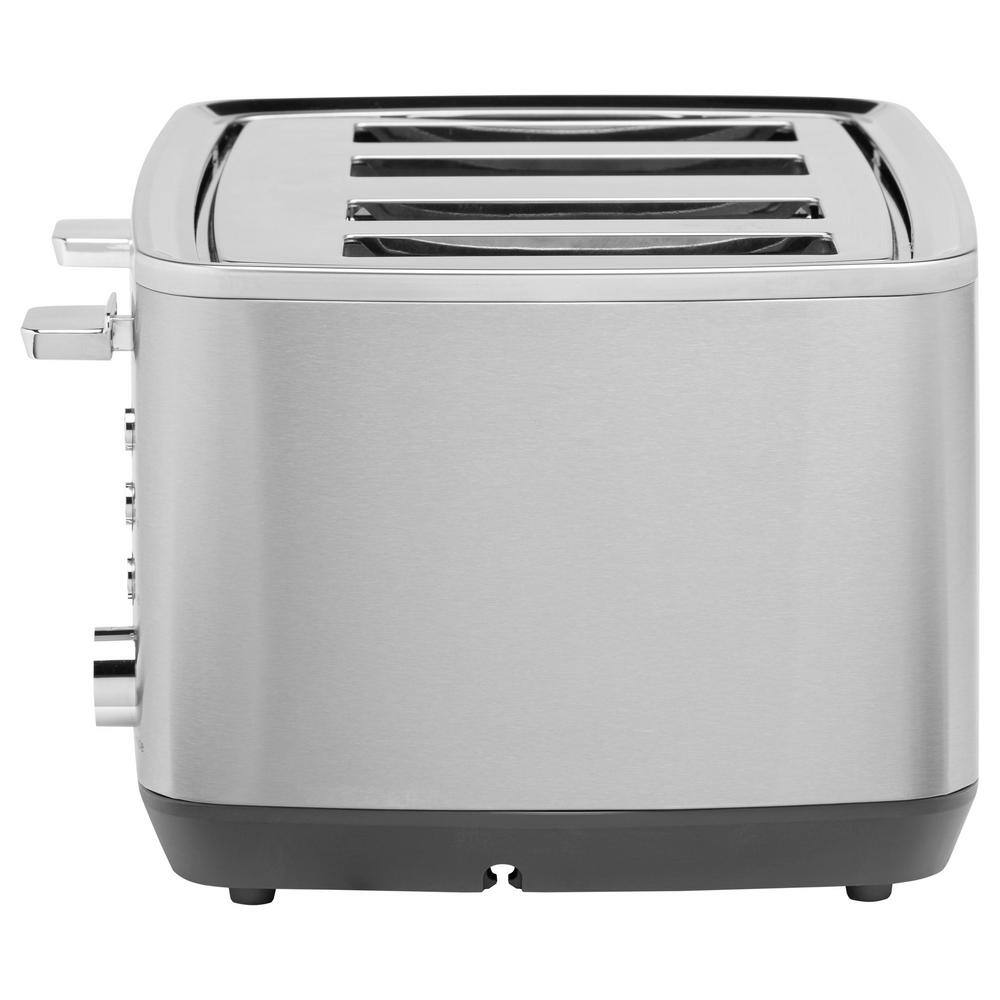 GE 4-Slice Stainless Steel Wide Slot Toaster with 7 Shade Settings G9TMA4SSPSS