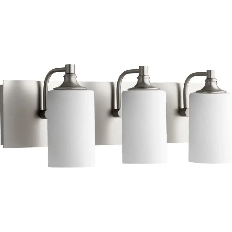 Celeste Satin Nickel 3-light Vanity Lighting