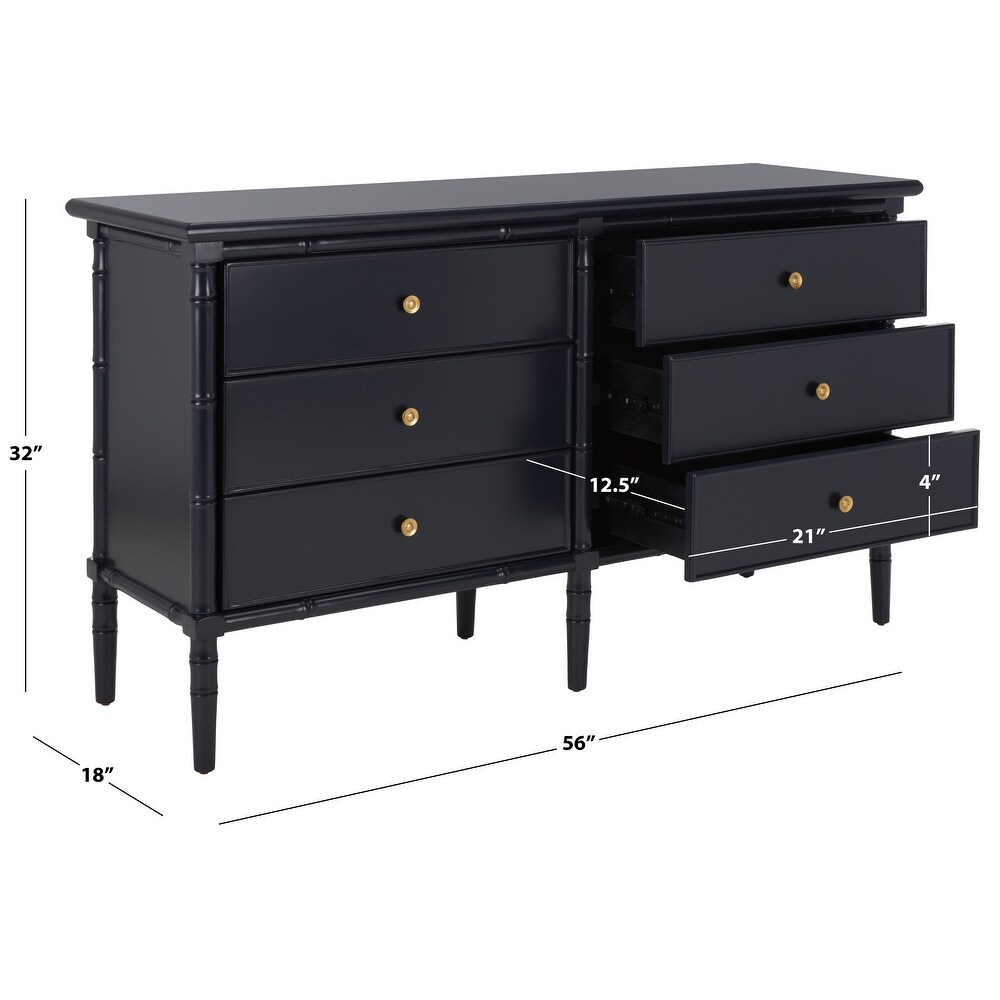 SAFAVIEH Couture Mina 6 Drawer Dresser