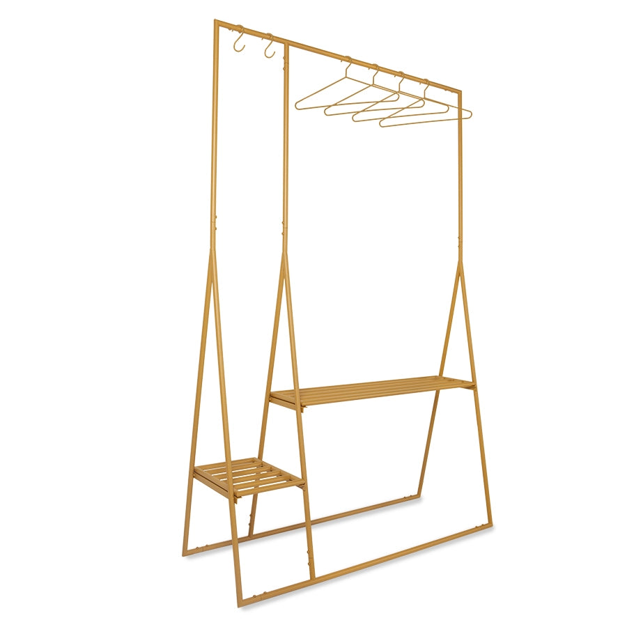 Open wardrobe rack - ginger orange