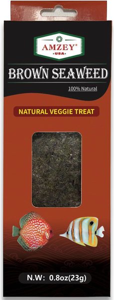 Amzey Brown Seaweed Natural Veggie Fish Treat