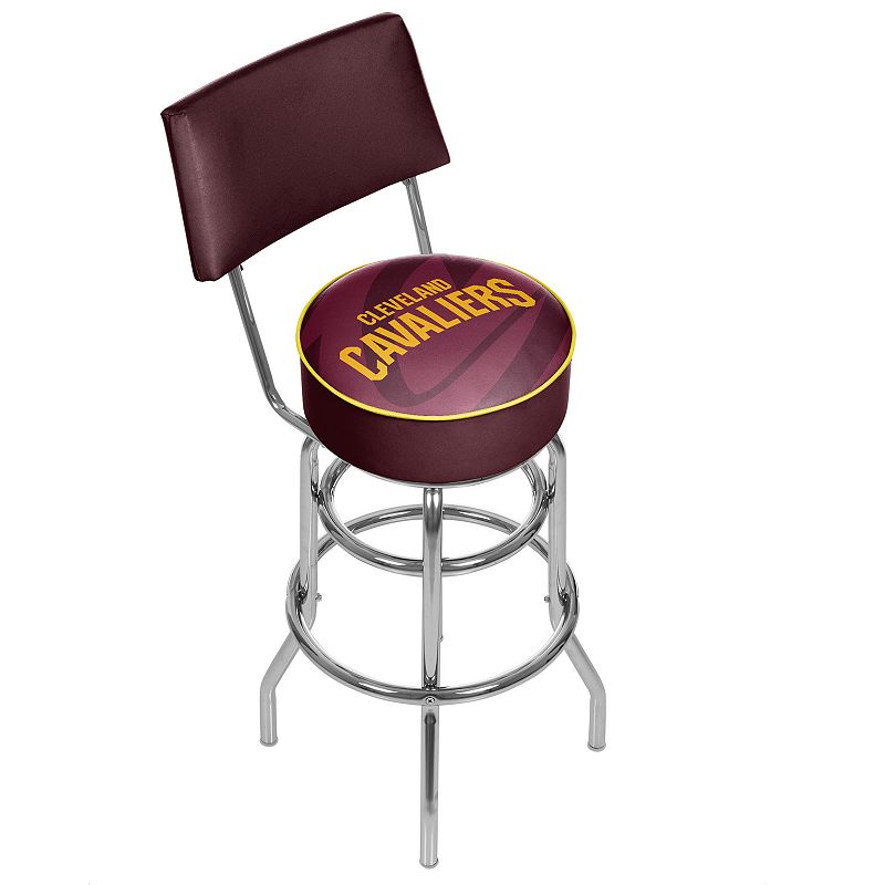 Cleveland Cavaliers Padded Swivel Bar Stool with Back