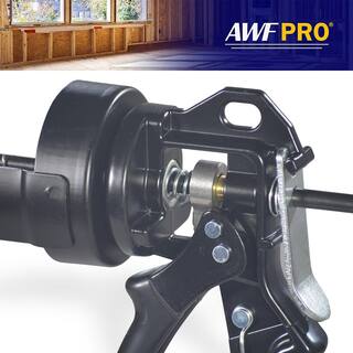 AWF PRO 29 oz. 18:1 Thrust Caulk Gun Vinyl Grip Rotating Barrel AWF 2029