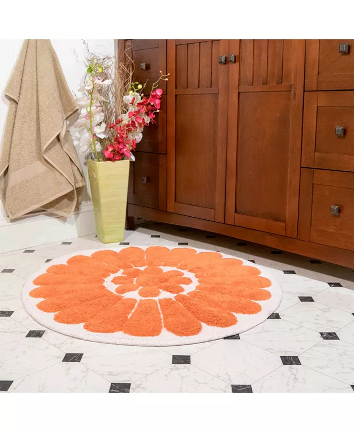 Chesapeake Bursting Flower 2 Piece Bath Rug Set