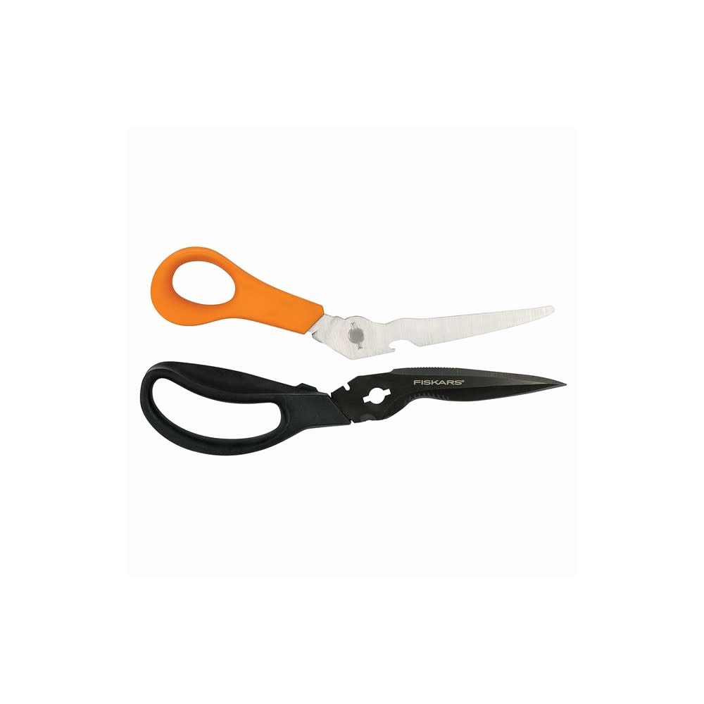 Fiskars 9 Steel Blade Orange/Black Multipurpose Garden Shear