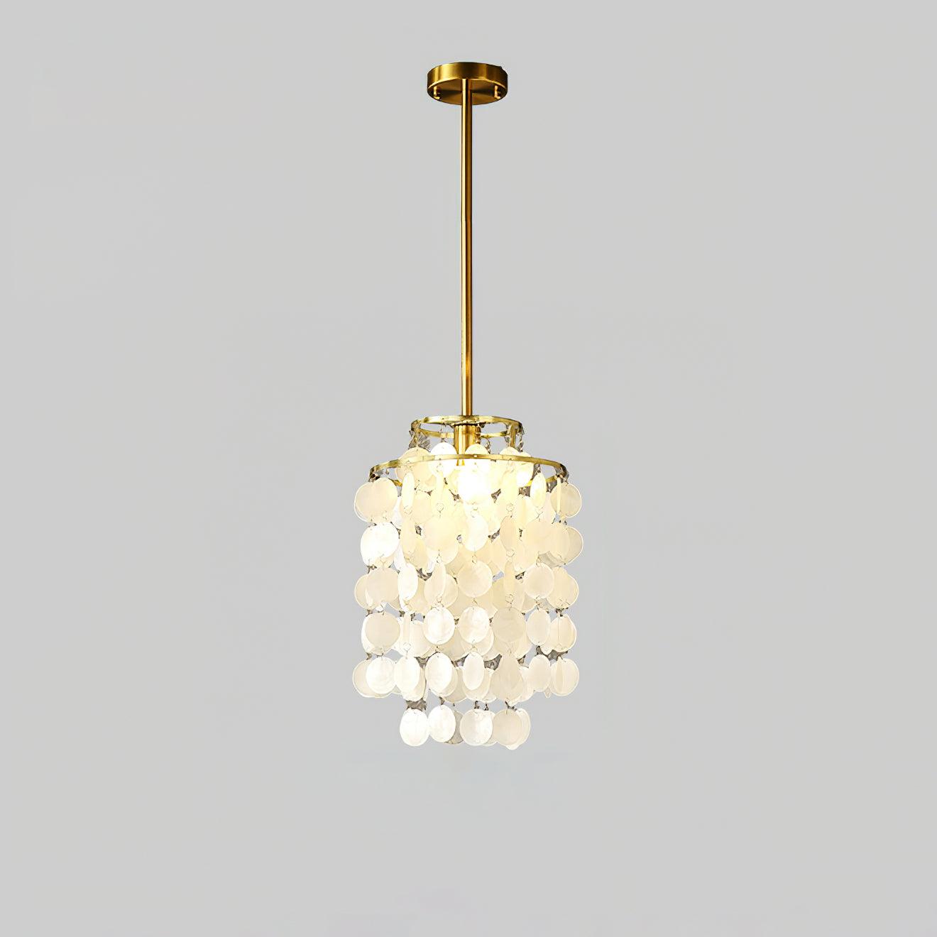 Round Shell Chandelier B